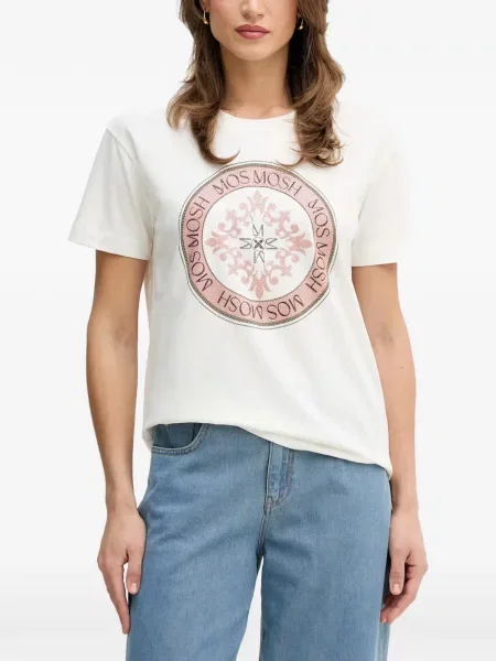 Tricou Mos Mosh cu autograf alb