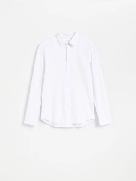 Reserved Cămașă simplă slim fit alb