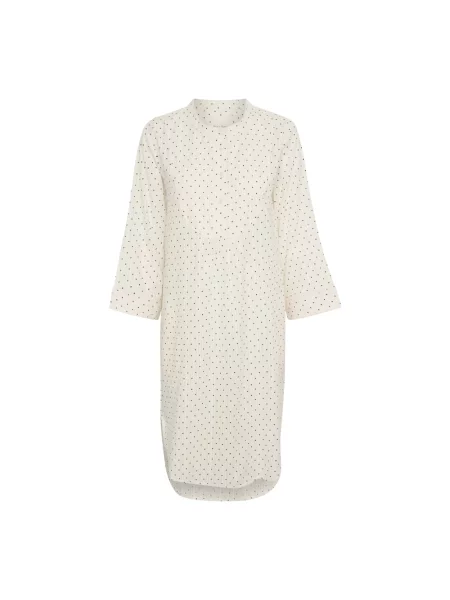 Sukienka koszulowa Part Two w grochy biała