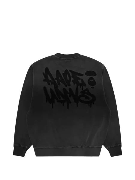 Pulover Aape By A Bathing Ape cu imagine negru