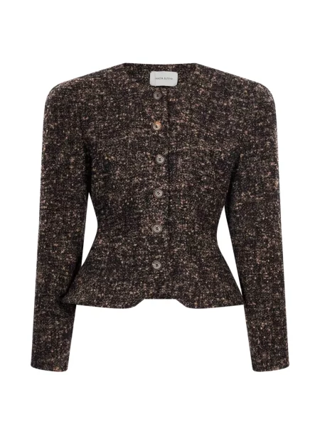 Bouclé sacou Magda Butrym negru