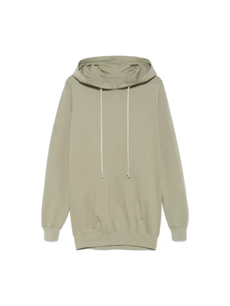 Bluza z kapturem Rick Owens casual zielona