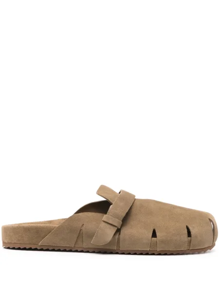Papuci tip mules Ancient Greek Sandals verde