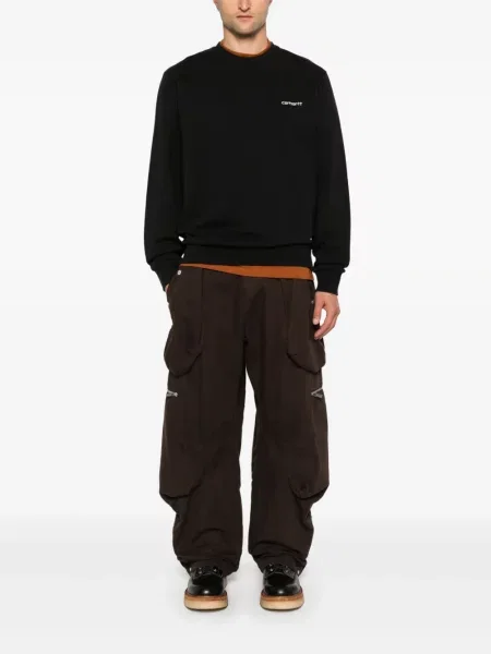 Siuvinėtas džemperis Carhartt Wip juoda