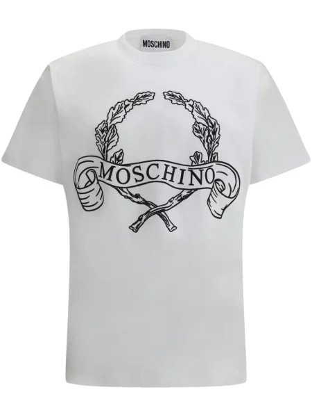 Tricou Moschino cu imagine alb