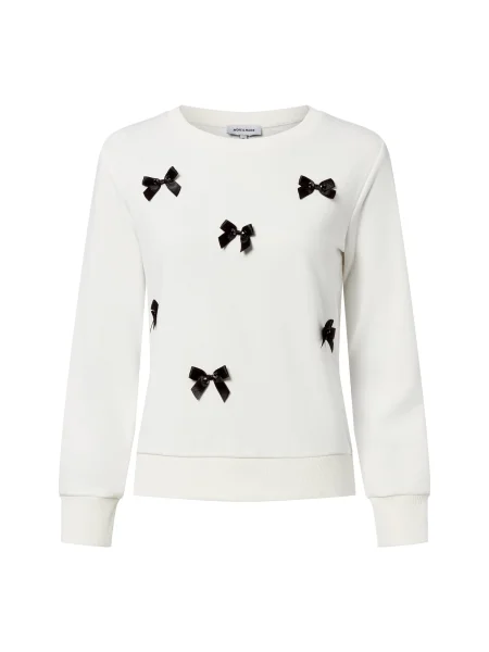 MORE & MORE Mikina černá bílá