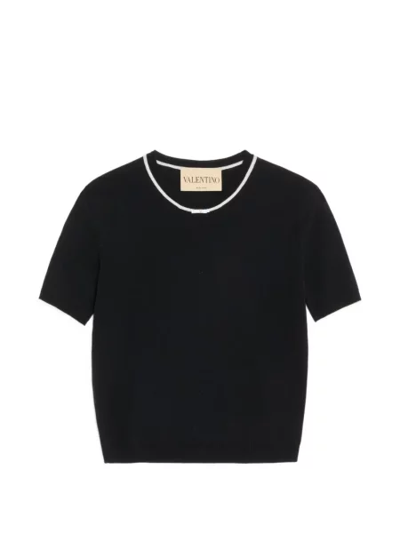 Pulover Valentino Garavani de lână negru