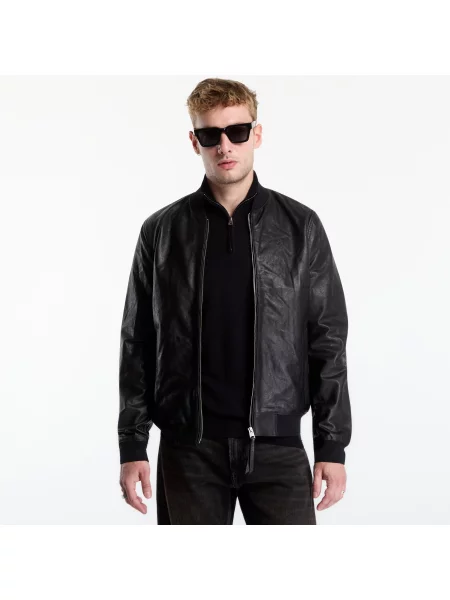 Bunda AllSaints Morten Bomber Black M černá
