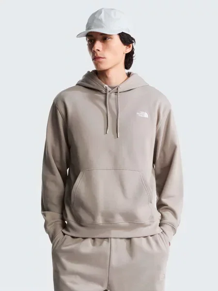 Худі The North Face M TNF ESSENTIAL TERRY SIMPLE D бавовна/поліестер сірий