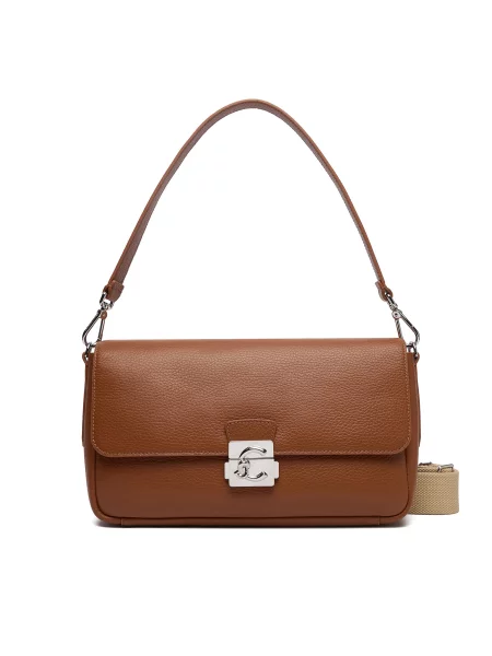 Τσάντα Coccinelle Coccinelle C-Me Lock E1 12 01 02 καφέ
