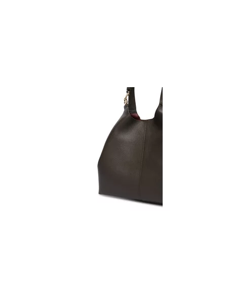 Coccinelle Bőr shopper táska + tarisznya Coccinelle C-Easy zöld