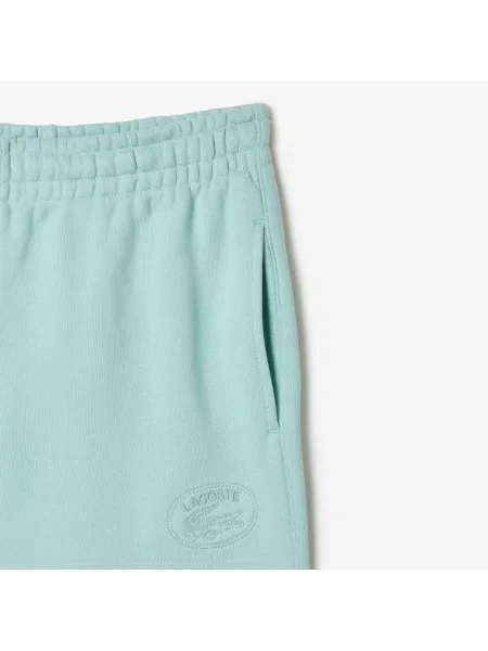 Lacoste Spodnie Dresowe Jogger Z Haftem zielone