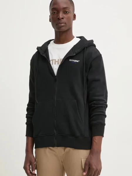 Суичър с качулка Sixth June с качулка с апликация черно