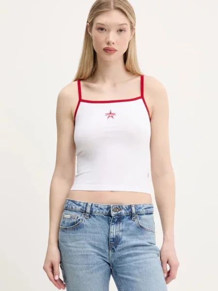 Top Guess Jeans bílý