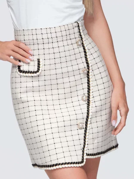 Fusta mini Ombre negru