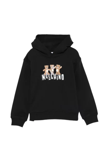 Bluza z kapturem dziecięca Moschino czarna