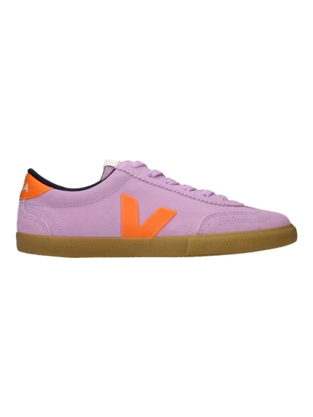 Veja sneakersy skórzane Volley fioletowy różowe