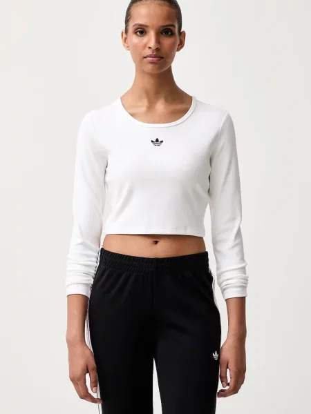 Adidas Originals longsleeve Essentials biała