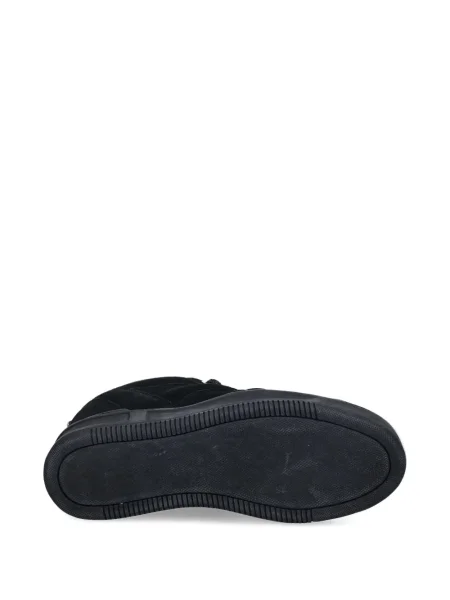 Sneakerși Twinset din piele de căprioară negru