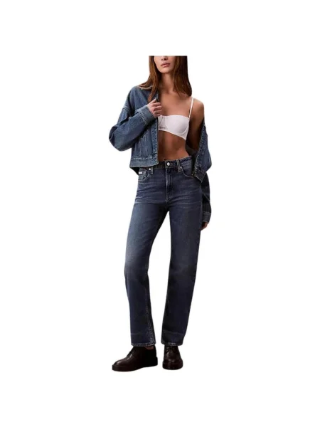Calvin Klein Jeans Džínsy Straight Fit modrá
