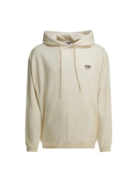Bluza z kapturem Golden Goose z kapturem biała