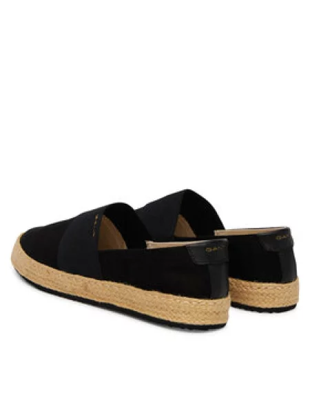 Gant espadrile Raffiaville črna