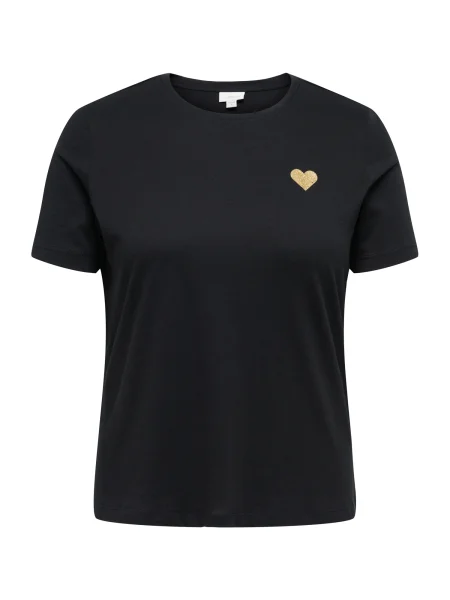 ONLY Carmakoma Tricou CARKITA auriu negru