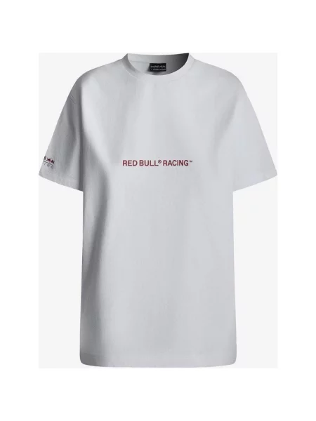 Koszulka Red Bull Racing x Pepe Jeans Club krótki rękaw czerwony S biały