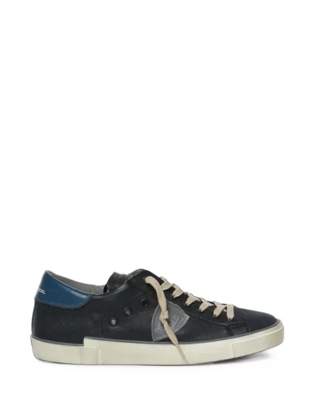 Sneakerși Philippe Model Paris cu autograf negru