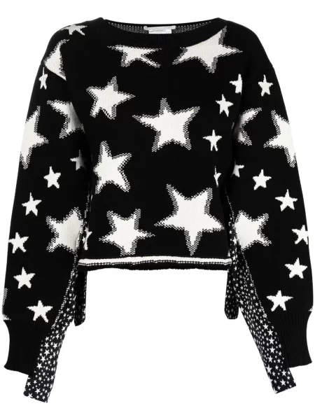 Dzianinowy sweter Stella Mccartney czarny