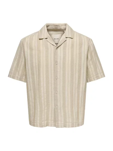 Only & Sons Cămașă ONSWalker / închis bej