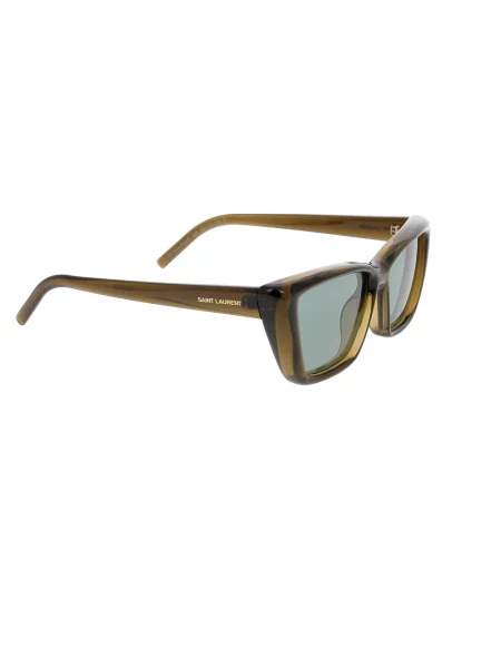 Okulary przeciwsłoneczne Saint Laurent brązowe