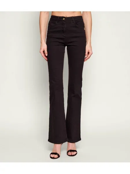 Patrizia Pepe Blugi | flare fit negru