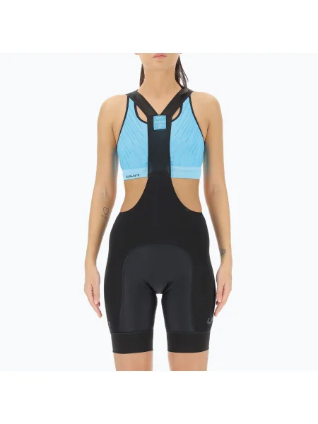 Pantaloni scurți de ciclism pentru femei UYN Ridemiles black/black negru