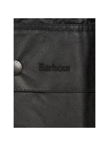 Woskowana kurtka Barbour czarna