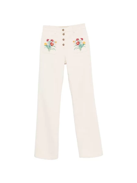 Blugi Valentino Garavani cu model floral