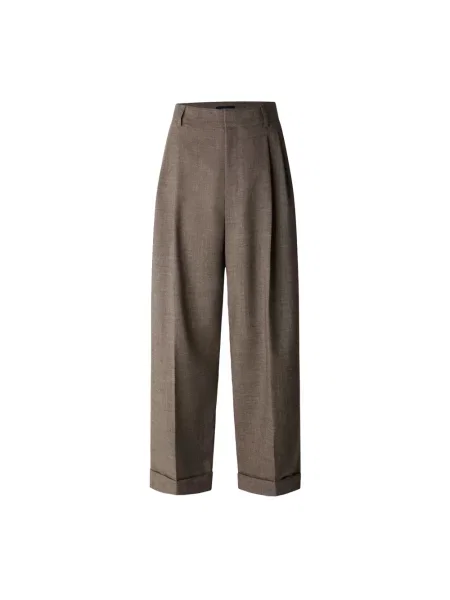 Spodnie Soeur wełniane beżowe