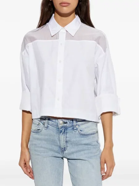 Decupat cămașă Rag & Bone alb