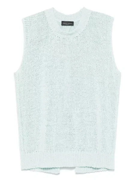 Top Roberto Collina albastru