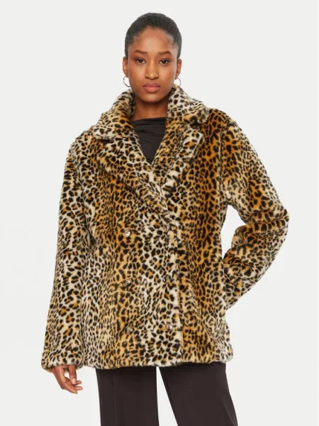 BARDOT Кожено палто Vento кафяв