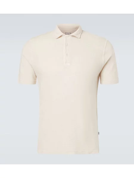 Polo Fedeli din material terry bej