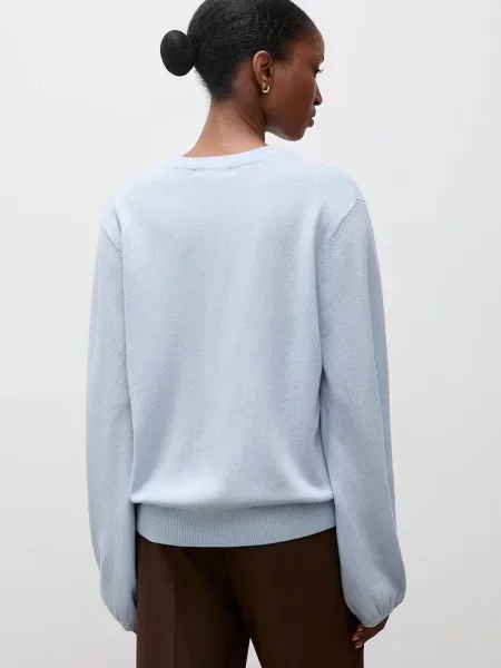 Answear.LAB sweter wełniany niebieski