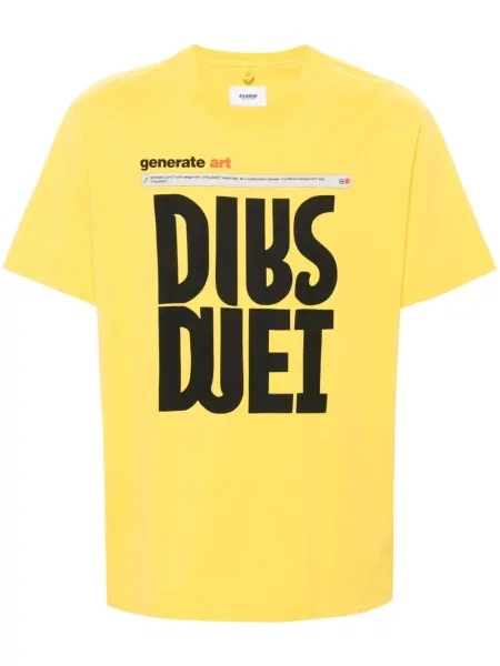 Tricou Doublet galben