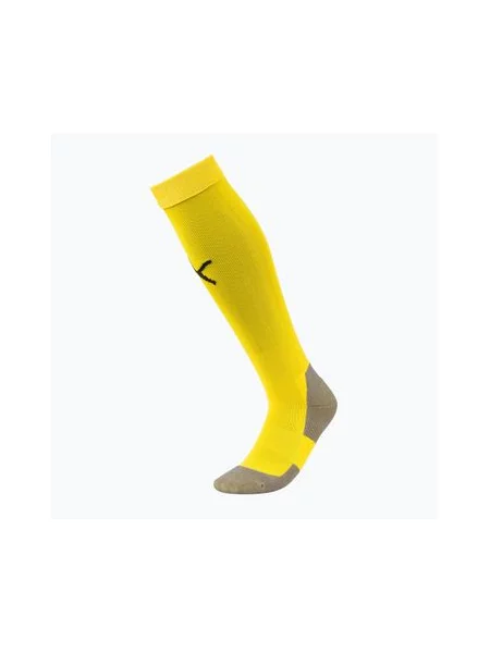 Гетри футбольні PUMA Team Liga Core cyber yellow/puma black чорні