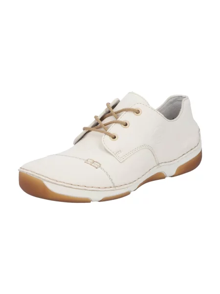 Rieker Športové šnurovacie topánky prírodná biela