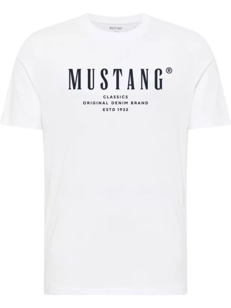 MUSTANG Póló Alex' fehér
