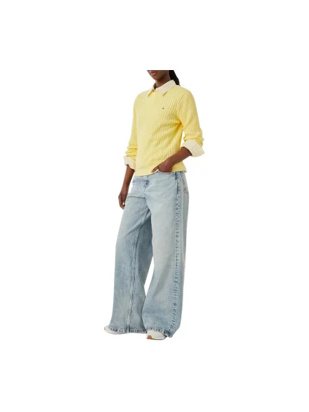 Tommy Hilfiger Pulover Fine deschis galben