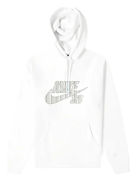 Шорти Nike с принт на райета бяло
