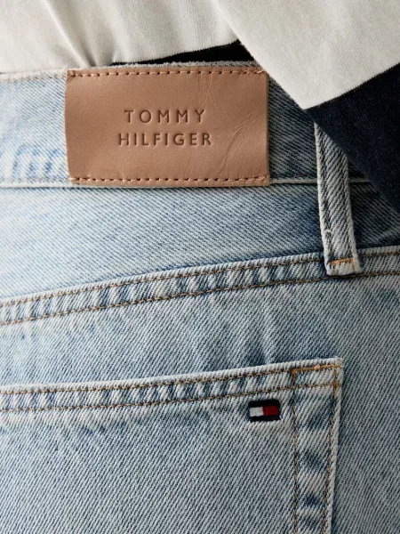 Tommy Hilfiger дънки wide leg дамски синьо