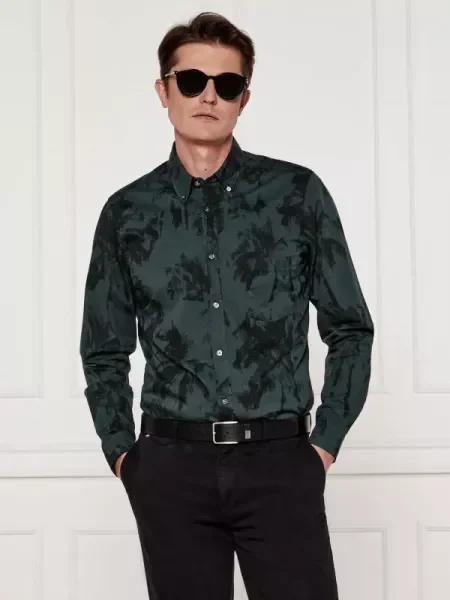 BOSS ORANGE Cămașă Rickert_M verde